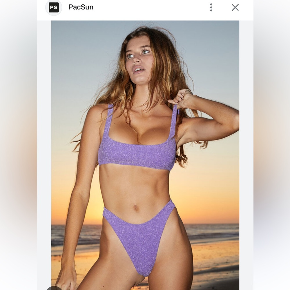 LA hearts Pacsun sparkle bikini